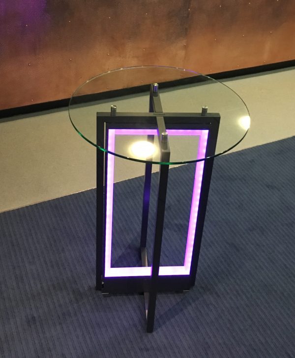 Linen Free LED Cocktail Table